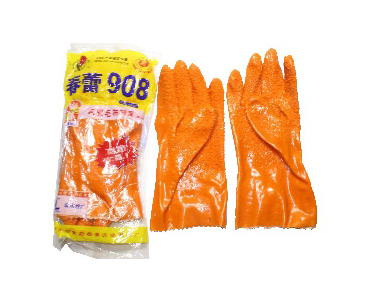 Chunlei 908 anti-skid dipped plastic gloves