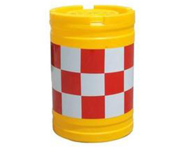 Blow-molded anti-collision bucket