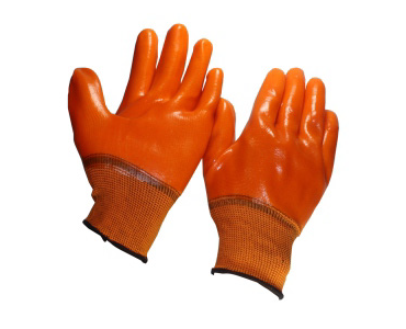 PVC full hang adhesive gloves