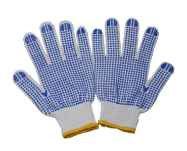 Variegated dispensing gloves