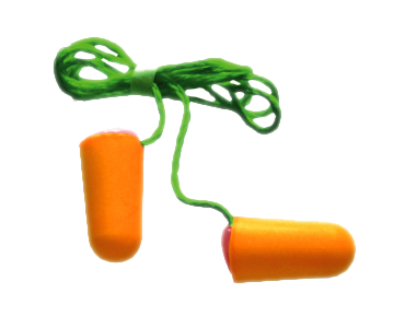 6610 Bullet type threaded earplug（Corded Foam Ear Plugs)