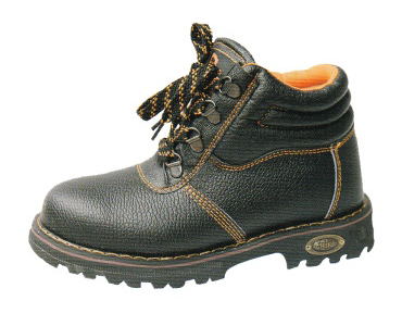 Premium black embossed cow leather