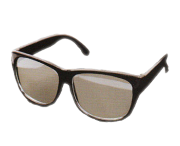 5018 white flat glasses