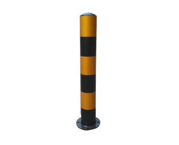 Railway crossing post
