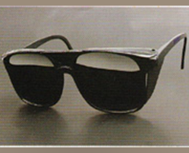1148 black frame welder's glasses